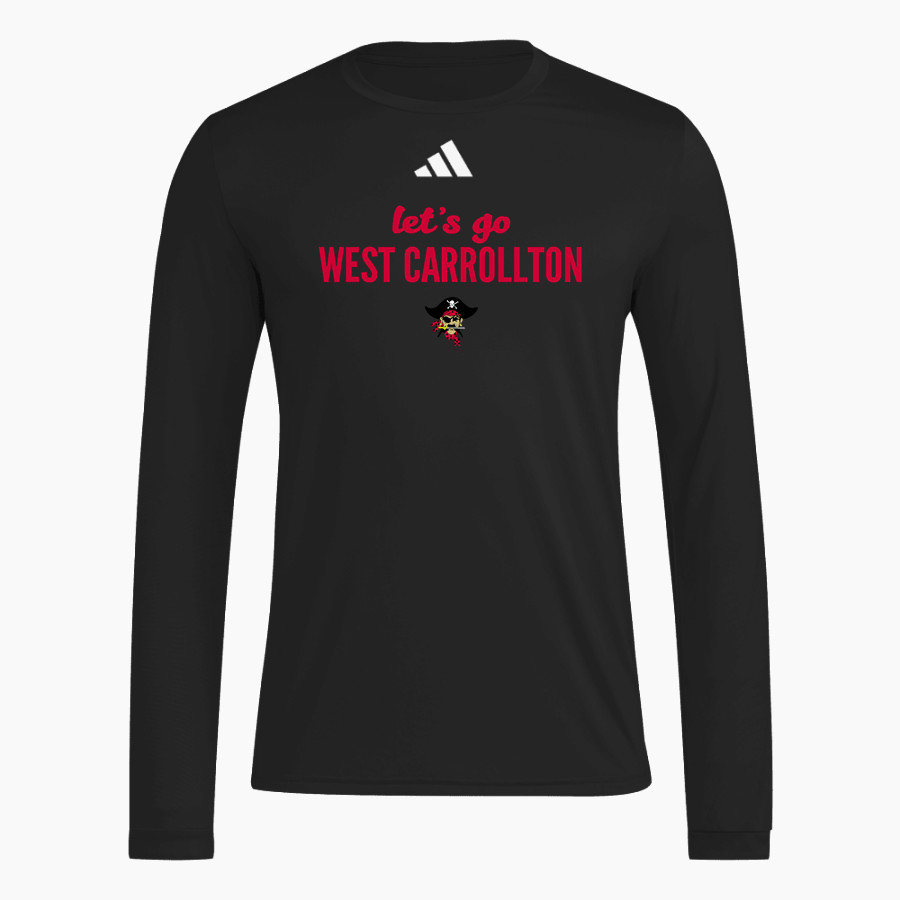 West Carrollton Pirates <span class="pdp-name-mascot">West Carrollton Pirates</span> adidas Men's Long Sleeve Pregame Tee