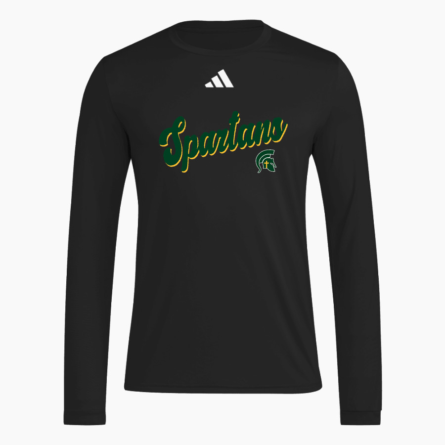 Martin Luther Spartans <span class="pdp-name-mascot">Martin Luther Spartans</span> adidas Men's Long Sleeve Pregame Tee