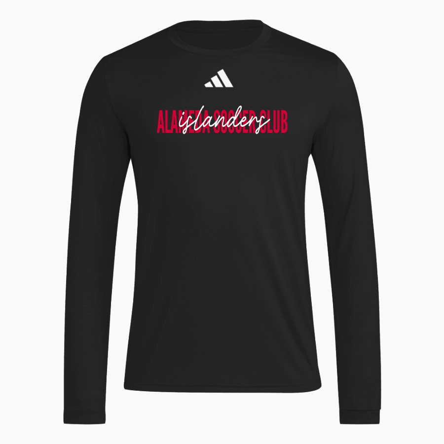 Alameda Soccer Club Islanders <span class="pdp-name-mascot">Alameda Soccer Club Islanders</span> adidas Men's Long Sleeve Pregame Tee