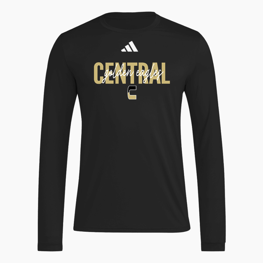 SPRINGFIELD CENTRAL HIGH SCHOOL GOLDEN EAGLES adidas Men's Long Sleeve Pregame Tee