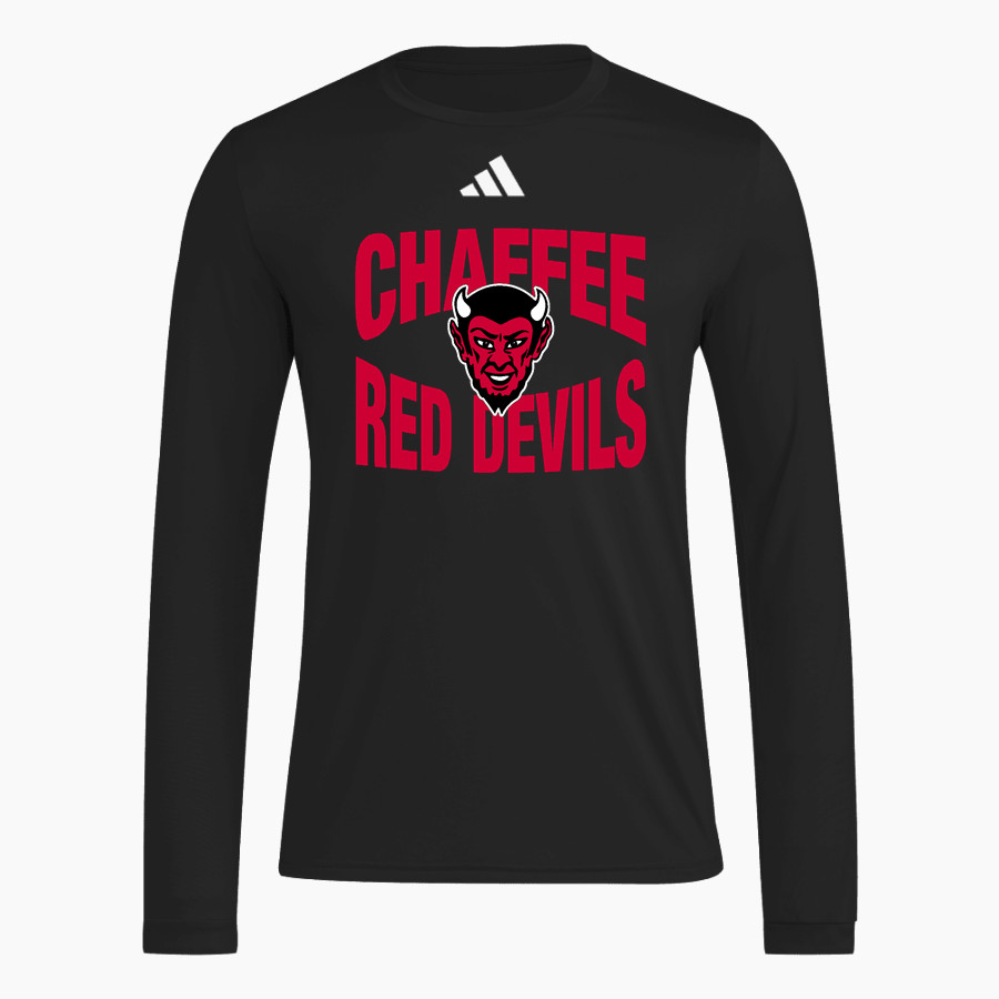 Chaffee Red Devils <span class="pdp-name-mascot">Chaffee Schools Red Devils</span> adidas Men's Long Sleeve Pregame Tee