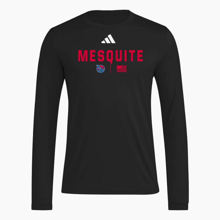 Mesquite Desert Dogs adidas Men's Long Sleeve Pregame Tee