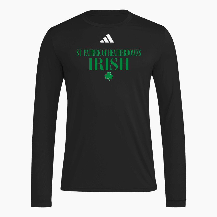 St. Patrick of Heatherdowns Irish <span class="pdp-name-mascot">St. Patrick of Heatherdowns Irish</span> adidas Men's Long Sleeve Pregame Tee