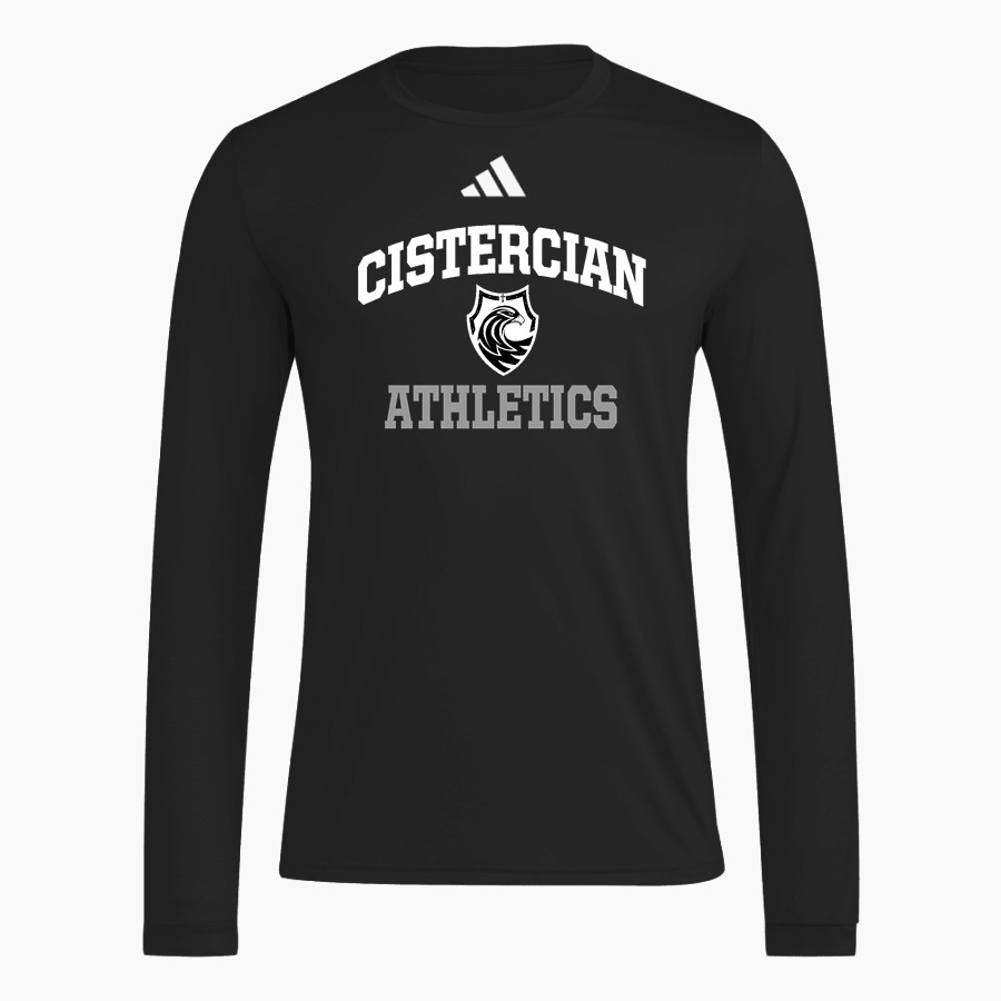 CISTERCIAN PREPARATORY SCHOOL HAWKS adidas Men's Long Sleeve Pregame Tee