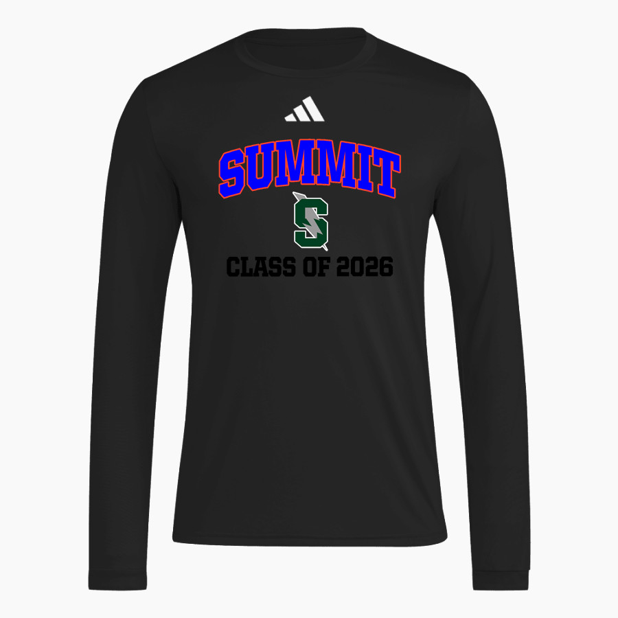 Summit High School Storm <span class="pdp-name-mascot">Summit High School Storm</span> adidas Men's Long Sleeve Pregame Tee