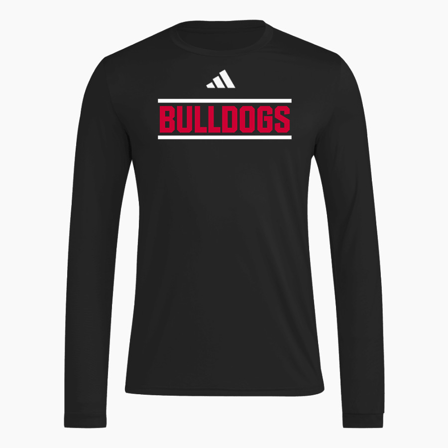 MEADVILLE HIGH SCHOOL BULLDOGS adidas Men's Long Sleeve Pregame Tee
