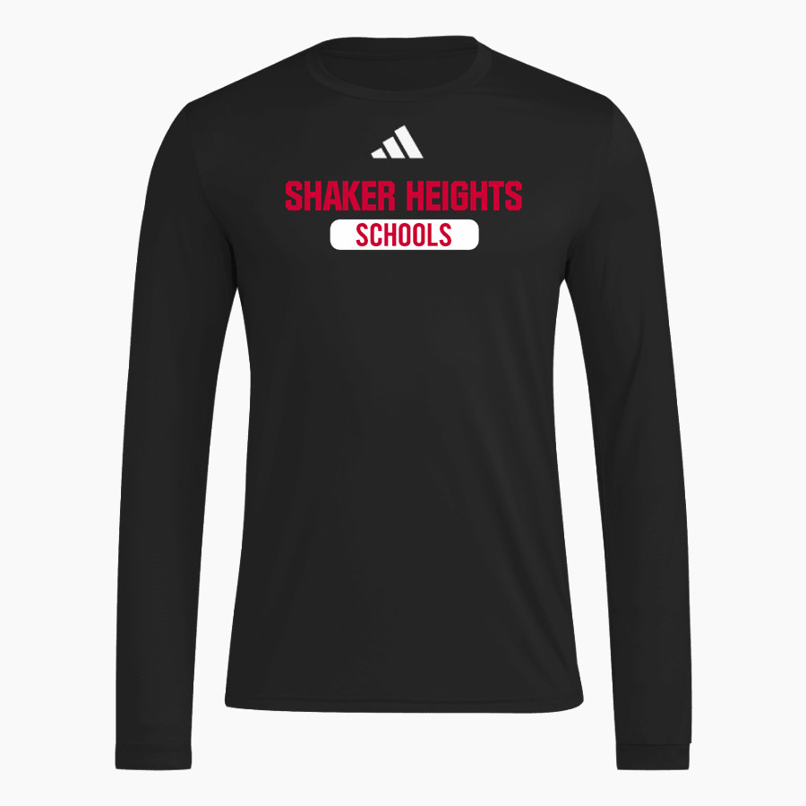 Shaker Heights Schools <span class="pdp-name-mascot">Shaker Heights</span> adidas Men's Long Sleeve Pregame Tee