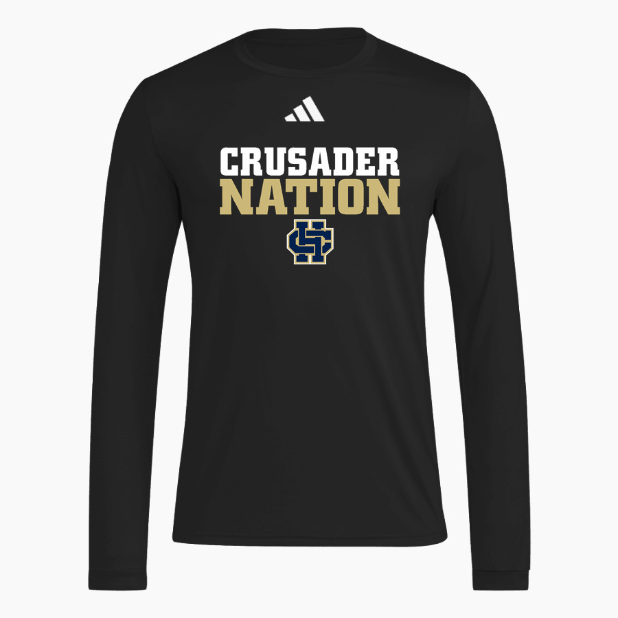 Bishop Heelan Crusaders <span class="pdp-name-mascot">Bishop HC</span> adidas Men's Long Sleeve Pregame Tee
