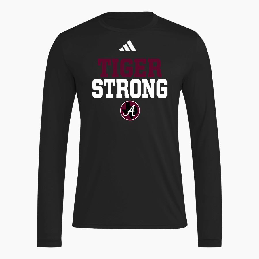 ARP HIGH SCHOOL TIGERS adidas Men's Long Sleeve Pregame Tee