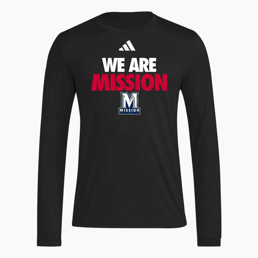 Mission University Mission University adidas Men's Long Sleeve Pregame Tee