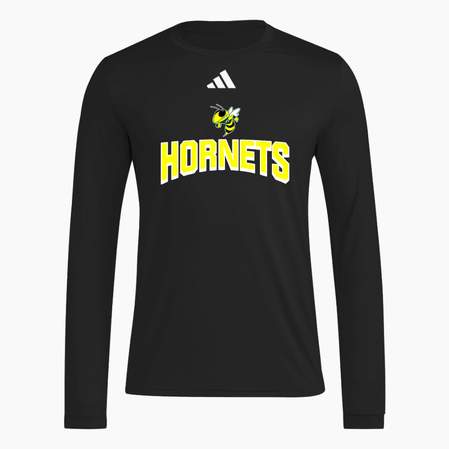 Heatly Hornets <span class="pdp-name-mascot">Heatly Hornets</span> adidas Men's Long Sleeve Pregame Tee