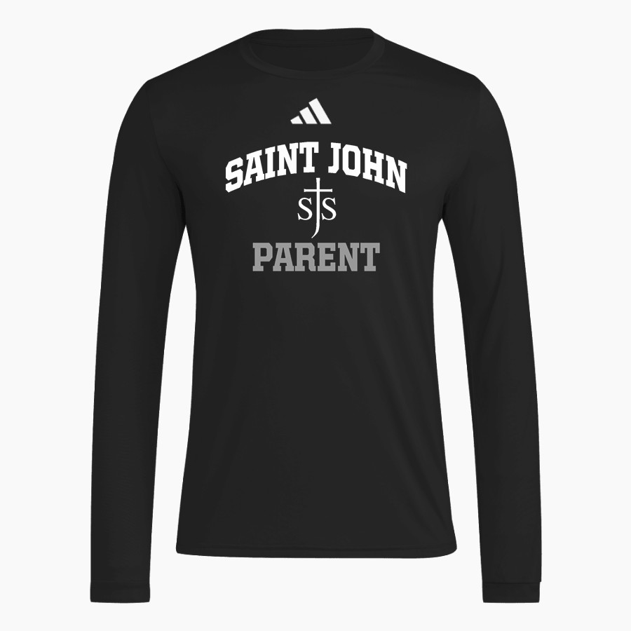 SAINT JOHN HERALDS <span class="pdp-name-mascot">SAINT JOHN HERALDS</span> adidas Men's Long Sleeve Pregame Tee