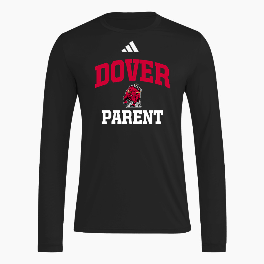 DOVER HIGH SCHOOL LONGHORNS adidas Men's Long Sleeve Pregame Tee