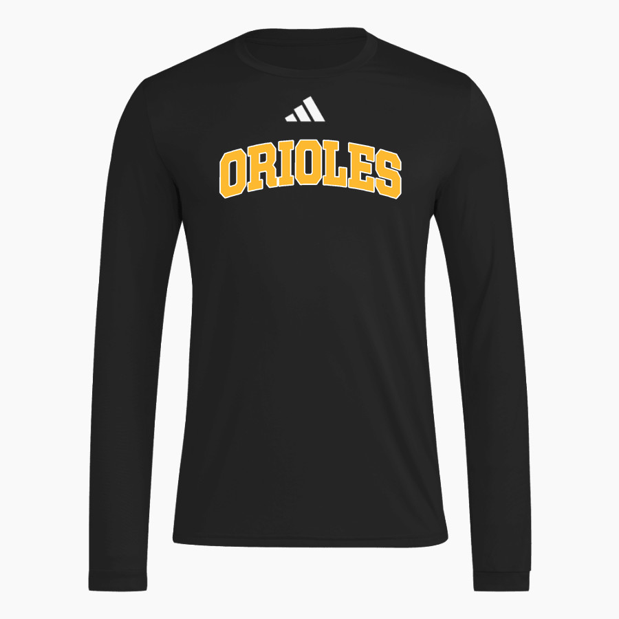 Avon Orioles <span class="pdp-name-mascot">Avon Orioles</span> adidas Men's Long Sleeve Pregame Tee