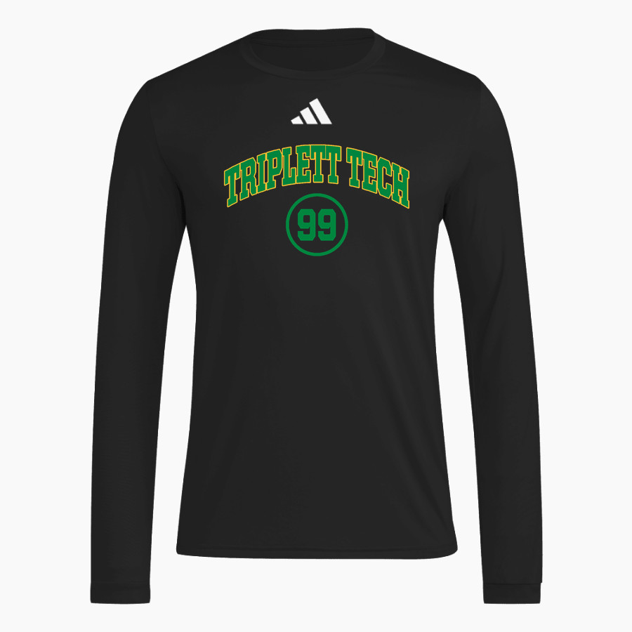 Triplett Tech <span class="pdp-name-mascot">Triplett Business and Technical Institute</span> adidas Men's Long Sleeve Pregame Tee