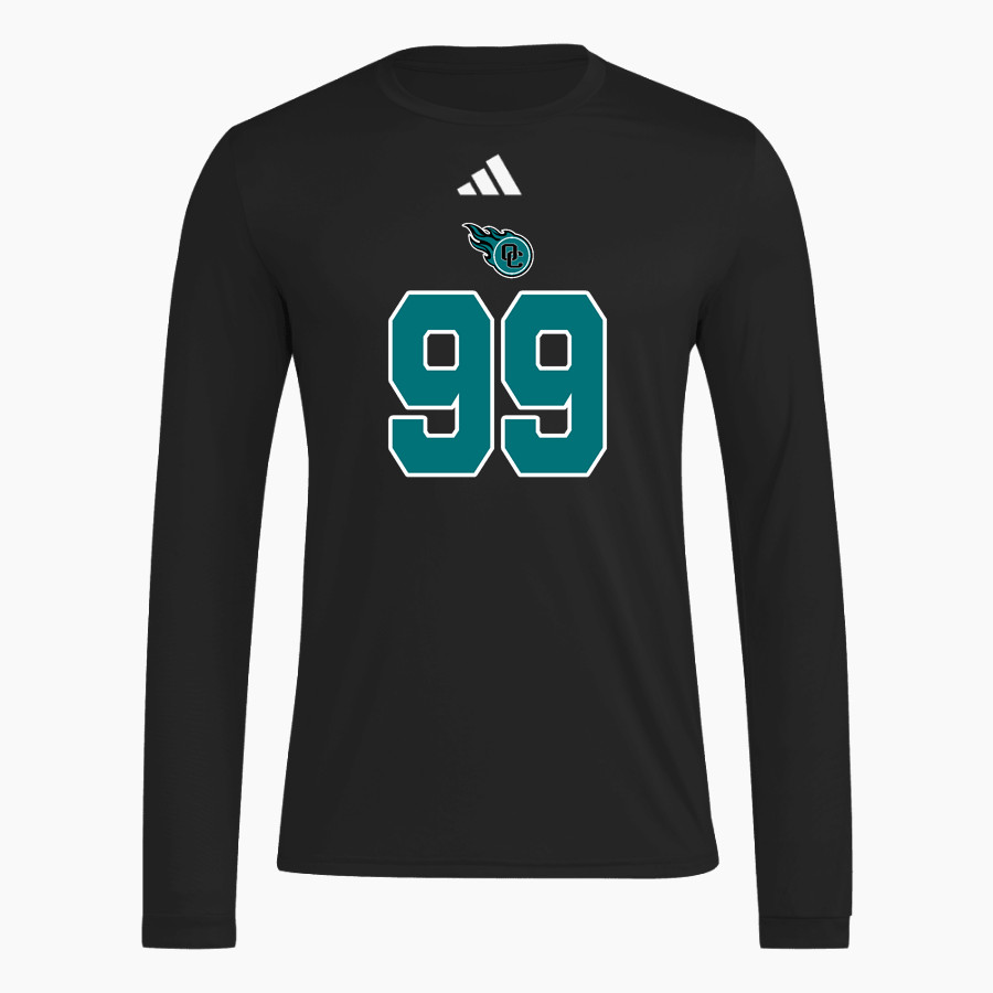 ORANGE COVE HIGH SCHOOL TITANS <span class="pdp-name-mascot">ORANGE COVE TITANS</span> adidas Men's Long Sleeve Pregame Tee