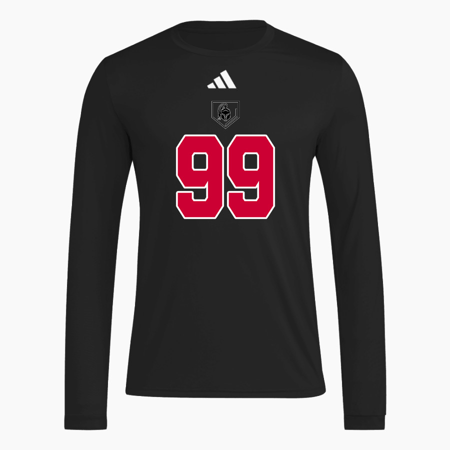 Somers Softball Spartans <span class="pdp-name-mascot">Somers Youth Softball Spartans</span> adidas Men's Long Sleeve Pregame Tee
