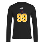 Sunnyside Christian Knights <span class="pdp-name-mascot">Sunnyside Christian Knights</span> adidas Men's Long Sleeve Pregame Tee Front Thumbnail