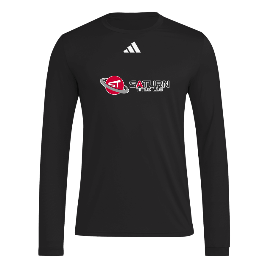 Saturn Title LLC Saturn Title <span class="pdp-name-mascot">Saturn Title LLC</span> adidas Men's Long Sleeve Pregame Tee