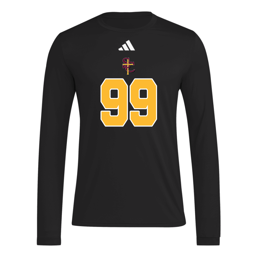 Sunnyside Christian Knights <span class="pdp-name-mascot">Sunnyside Christian Knights</span> adidas Men's Long Sleeve Pregame Tee