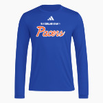 Switzerland County Pacers <span class="pdp-name-mascot">Switzerland County Pacers</span> adidas Men's Long Sleeve Pregame Tee Front Thumbnail