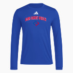 The Don Carey REECH Foundation adidas Men's Long Sleeve Pregame Tee Front Thumbnail