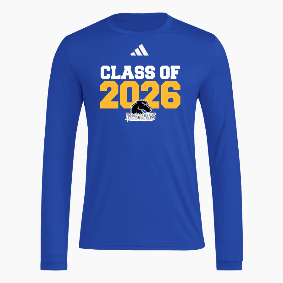 LITTLE WOUND HIGH SCHOOL MUSTANGS <span class="pdp-name-mascot">LITTLE WOUND MUSTANGS</span> adidas Men's Long Sleeve Pregame Tee