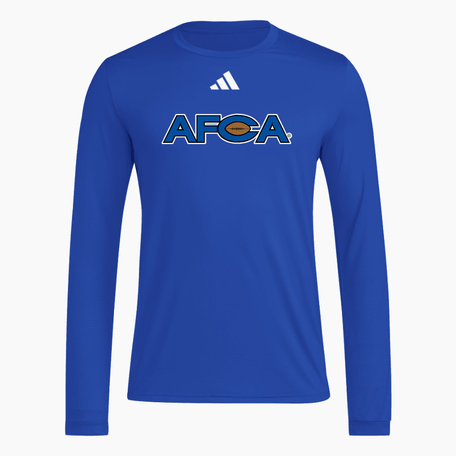 AFCA adidas Men's Long Sleeve Pregame Tee