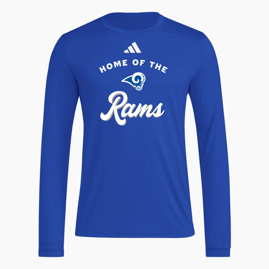 Legacy Rams adidas Men's Long Sleeve Pregame Tee