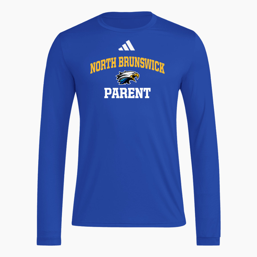 North Brunswick Raiders <span class="pdp-name-mascot">North Brunswick Raiders</span> adidas Men's Long Sleeve Pregame Tee