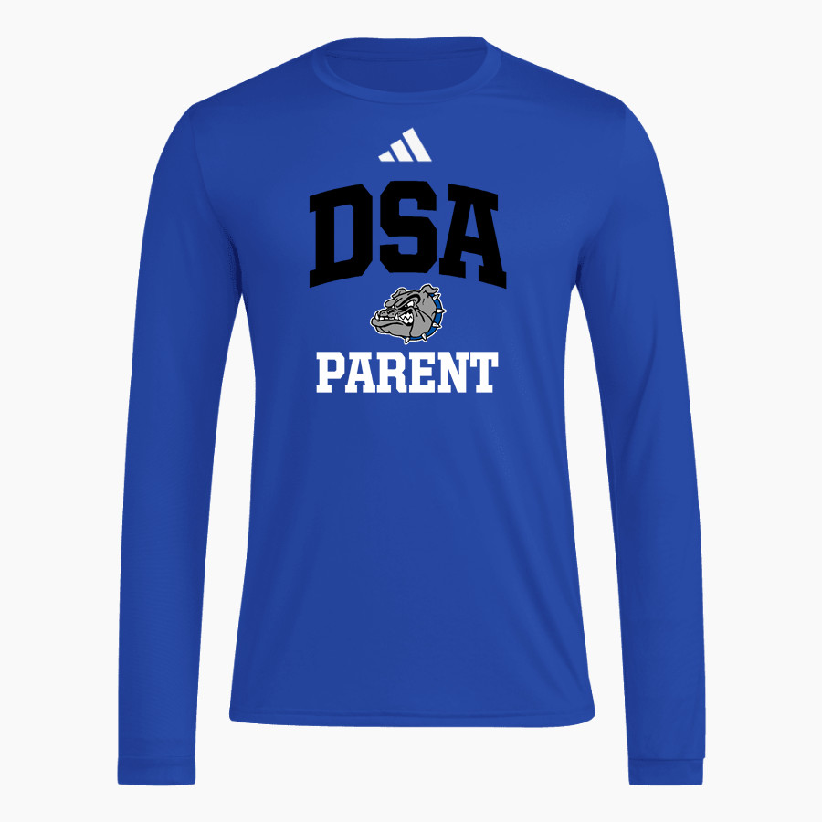 DSA BULLDOGS adidas Men's Long Sleeve Pregame Tee