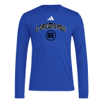 St. Mary Queen of Angels St. Mary <span class="pdp-name-mascot">St. Mary Queen of Angels</span> adidas Mens Long Sleeve Pregame Tee Front Thumbnail