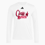 Benedictine University Mesa Redhawks <span class="pdp-name-mascot">Benedictine University Redhawks</span> adidas Men's Long Sleeve Pregame Tee Front Thumbnail