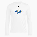 Kansas Christian Falcons <span class="pdp-name-mascot">Kansas Christian College Falcons</span> adidas Men's Long Sleeve Pregame Tee Front Thumbnail