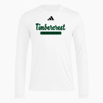 Timbercrest Wolves <span class="pdp-name-mascot">Timbercrest Wolves</span> adidas Men's Long Sleeve Pregame Tee Front Thumbnail