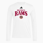 RIO VISTA HIGH SCHOOL RAMS <span class="pdp-name-mascot">RIO VISTA RAMS</span> adidas Men's Long Sleeve Pregame Tee Front Thumbnail