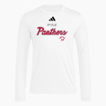 Pyle Panthers <span class="pdp-name-mascot">Pyle Middle School Panthers</span> adidas Men's Long Sleeve Pregame Tee Front Thumbnail
