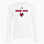 Ashley Ridge Swamp Foxes adidas Men's Long Sleeve Pregame Tee Front Thumbnail