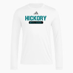 Hickory Hawks adidas Men's Long Sleeve Pregame Tee Front Thumbnail