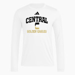 SPRINGFIELD CENTRAL HIGH SCHOOL GOLDEN EAGLES adidas Men's Long Sleeve Pregame Tee Front Thumbnail