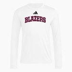 NEW Lutheran BLAZERS <span class="pdp-name-mascot">NORTHEASTERN WI LUTHERAN BLAZERS</span> adidas Men's Long Sleeve Pregame Tee Front Thumbnail