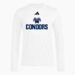MacDonald Condors <span class="pdp-name-mascot">Kathleen MacDonald HS Condors</span> adidas Men's Long Sleeve Pregame Tee Front Thumbnail
