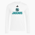 Miami Lakes Jaguars adidas Men's Long Sleeve Pregame Tee Front Thumbnail