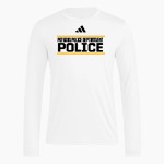Potsdam Police Deptartment Police <span class="pdp-name-mascot">Potsdam Police Deptartment Police</span> adidas Men's Long Sleeve Pregame Tee Front Thumbnail