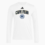 Cape Fear Colts adidas Men's Long Sleeve Pregame Tee Front Thumbnail