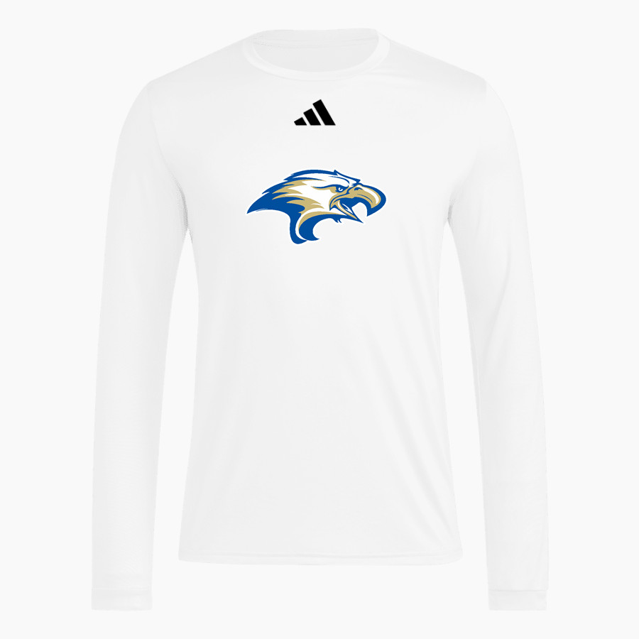 Kansas Christian Falcons <span class="pdp-name-mascot">Kansas Christian College Falcons</span> adidas Men's Long Sleeve Pregame Tee