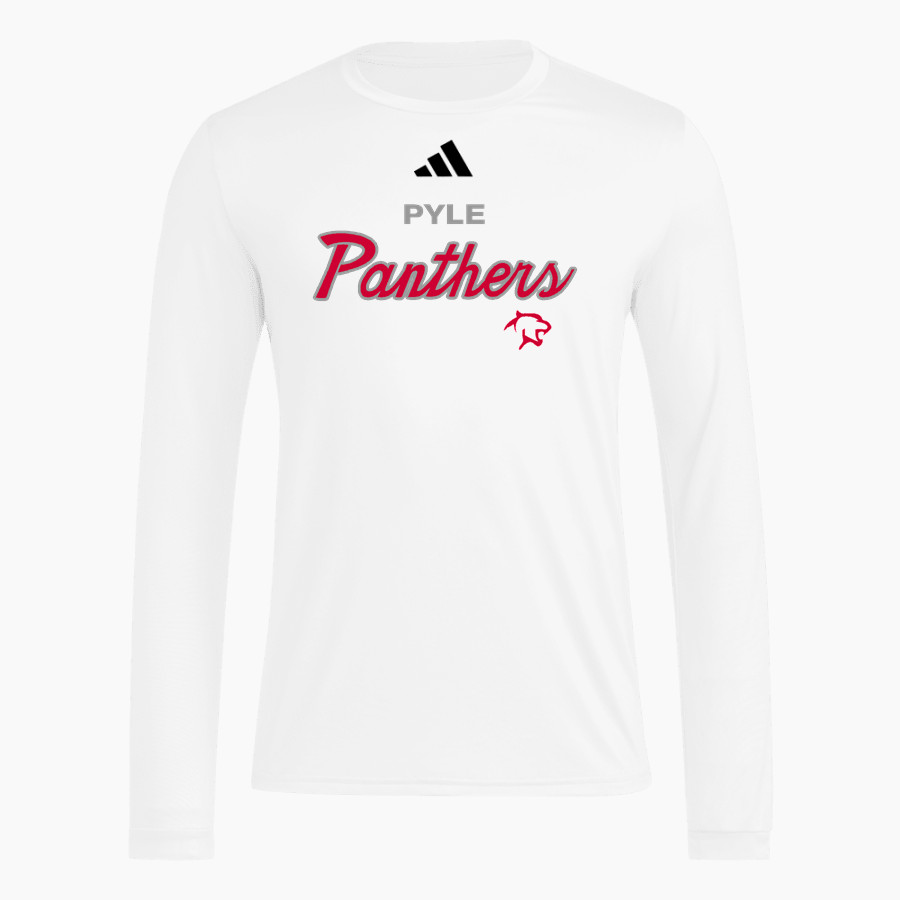 Pyle Panthers <span class="pdp-name-mascot">Pyle Middle School Panthers</span> adidas Men's Long Sleeve Pregame Tee
