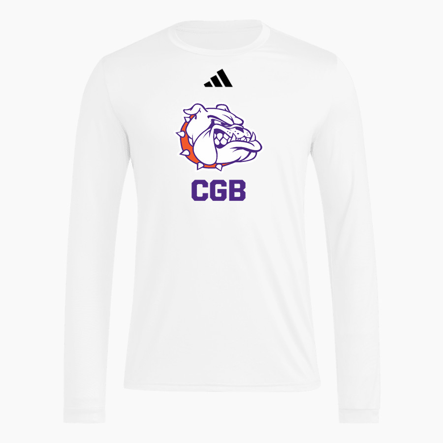 BEMENT MIDDLE SCHOOL BULLDOGS adidas Men's Long Sleeve Pregame Tee