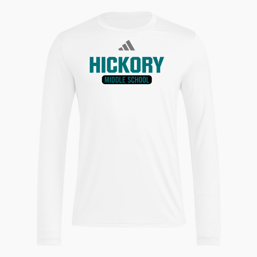 Hickory Hawks adidas Men's Long Sleeve Pregame Tee