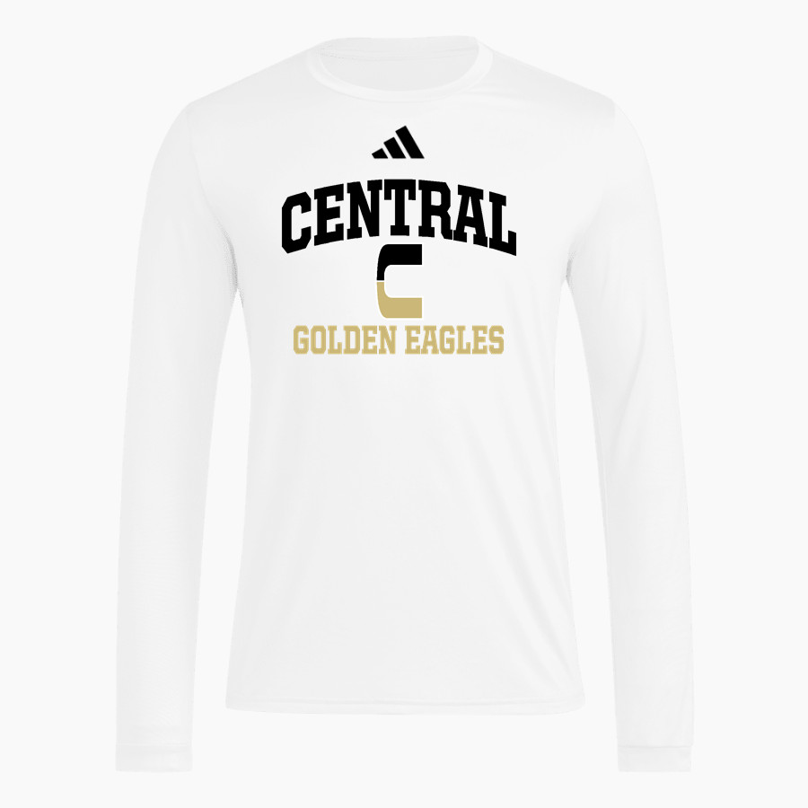 SPRINGFIELD CENTRAL HIGH SCHOOL GOLDEN EAGLES adidas Men's Long Sleeve Pregame Tee